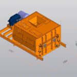 Смеситель сухих смесей двухвальный СС-4000/2