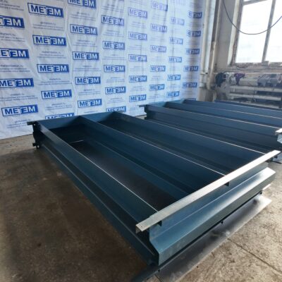 MEGABLOCK şekilli dil ve oluk. Oluk ve sırt ile 2400*600*400